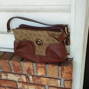 Dooney & Bourke tan and brown purse